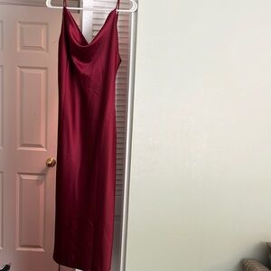 Brand new satin dress. Never worn. Tags still on.